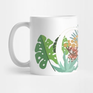 Plant Letter O Mug